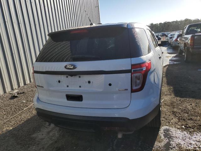 1FM5K8AR3EGA80710 - 2014 FORD EXPLORER POLICE INTERCEPTOR WHITE photo 6