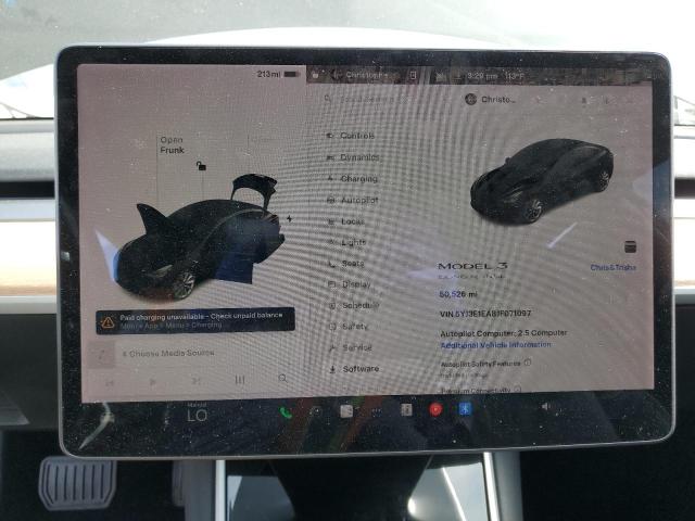 5YJ3E1EA8JF071097 - 2018 TESLA MODEL 3 Siyah fotoğraf 9