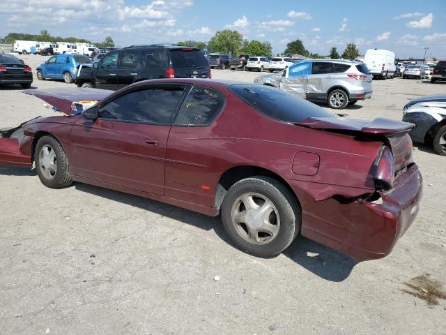 2G1WX15KX29122730 - 2002 CHEVROLET MONTE CARL SS MAROON photo 2