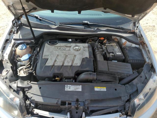 3VWPL7AJ9EM622622 - 2014 VOLKSWAGEN JETTA TDI SILVER photo 11