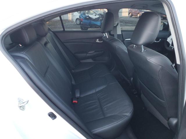 19XFB2F98EE261896 - 2014 HONDA CIVIC EXL Սպիտակ լուսանկար 10