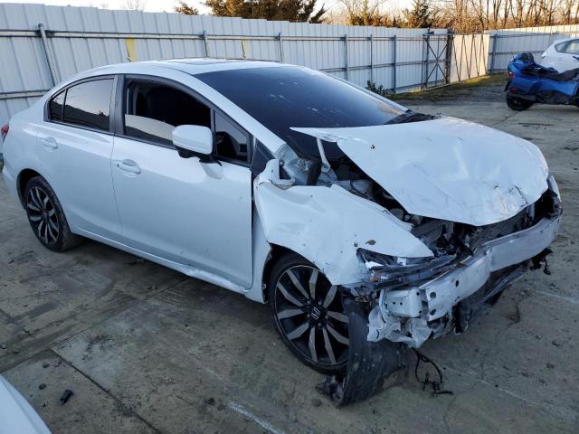 19XFB2F98EE261896 - 2014 HONDA CIVIC EXL Սպիտակ լուսանկար 4