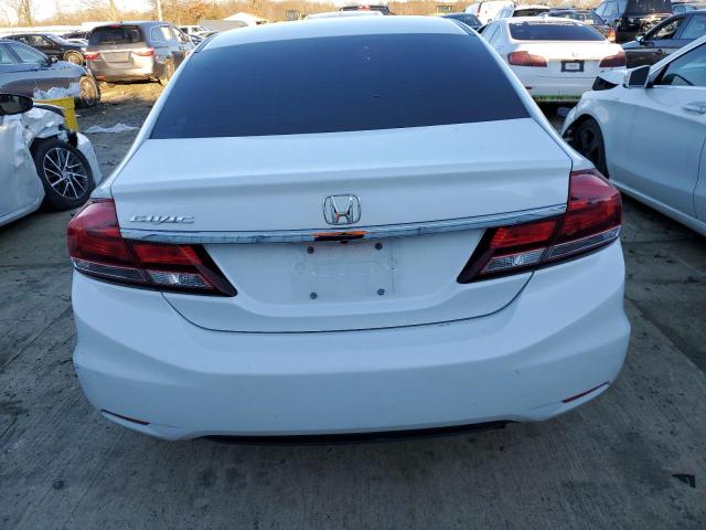 19XFB2F98EE261896 - 2014 HONDA CIVIC EXL WHITE photo 6