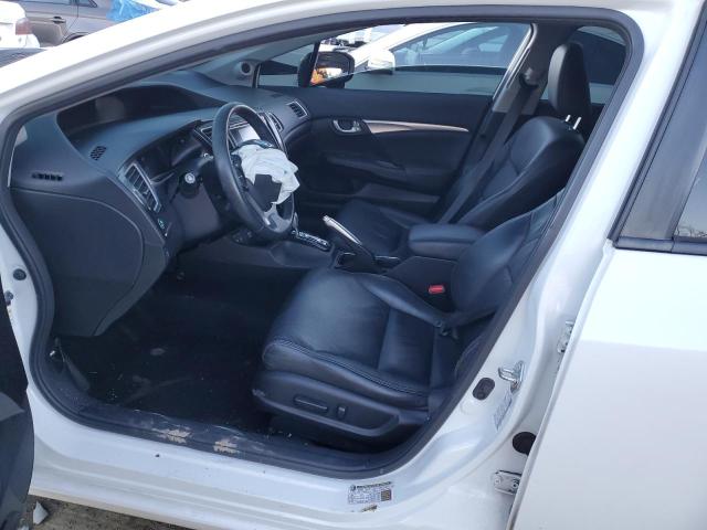 19XFB2F98EE261896 - 2014 HONDA CIVIC EXL Սպիտակ լուսանկար 7