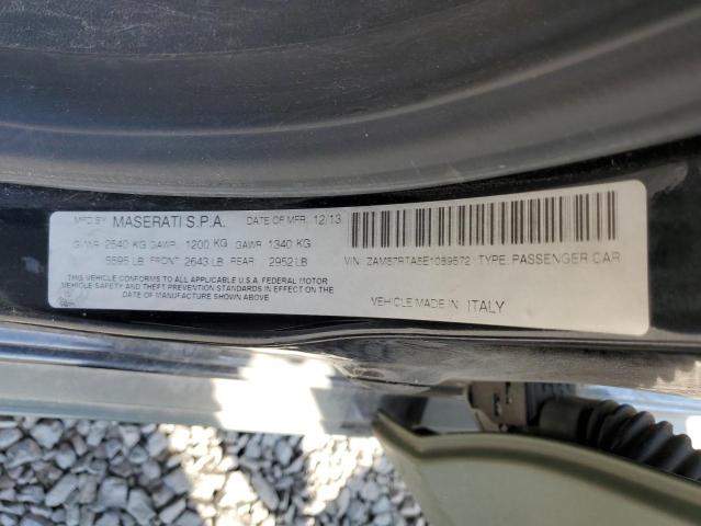 ZAM57RTA5E1089572 - 2014 MASERATI GHIBLI S Կանաչ լուսանկար 13