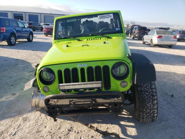 1C4AJWAG8CL266692 - 2012 JEEP WRANGLER SPORT GREEN photo 5