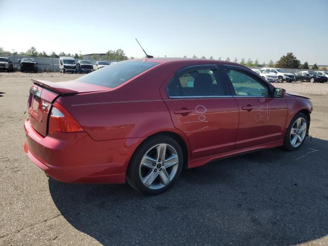 3FAHP0DCXCR267921 - 2012 FORD FUSION SPORT RED photo 3