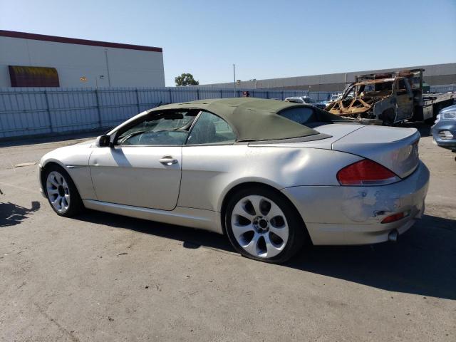 WBAEK73465B324571 - 2005 BMW 645 CI AUTOMATIC SILVER photo 2