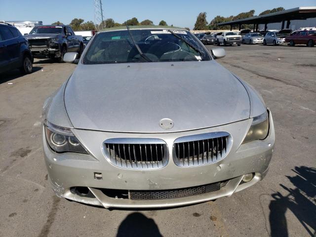 WBAEK73465B324571 - 2005 BMW 645 CI AUTOMATIC Күміс фото 5