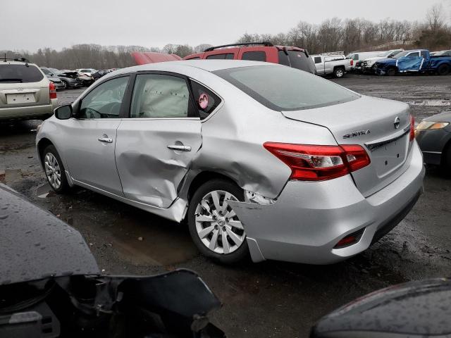 3N1AB7AP7KY278229 - 2019 NISSAN SENTRA S SILVER photo 2