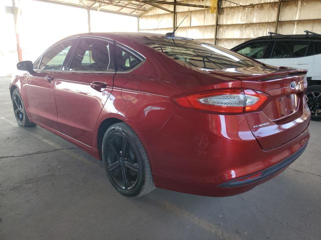 3FA6P0HD2GR225551 - 2016 FORD FUSION SE RED photo 2