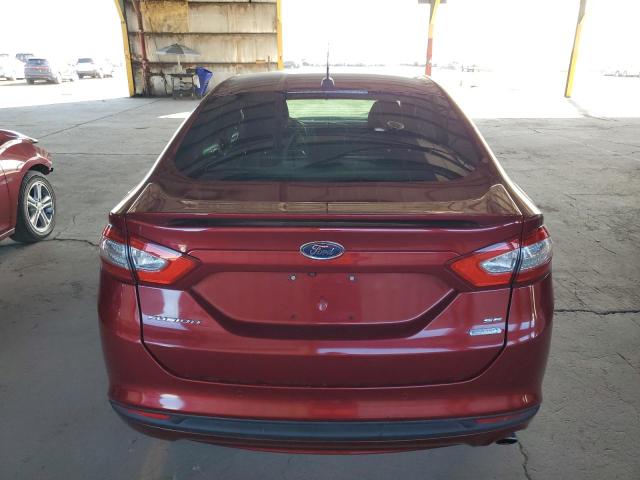 3FA6P0HD2GR225551 - 2016 FORD FUSION SE RED photo 6