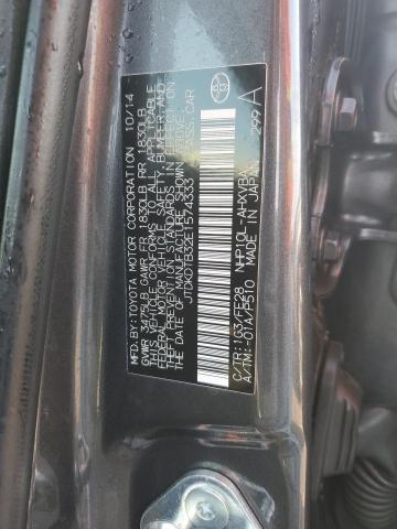 JTDKDTB32E1574333 - 2014 TOYOTA PRIUS C GRAY photo 12