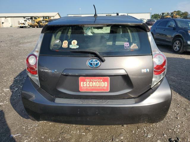JTDKDTB32E1574333 - 2014 TOYOTA PRIUS C GRAY photo 6
