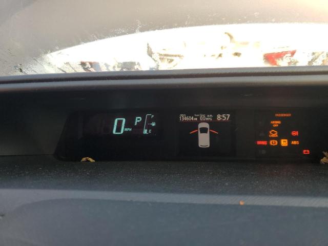 JTDKDTB32E1574333 - 2014 TOYOTA PRIUS C GRAY photo 9