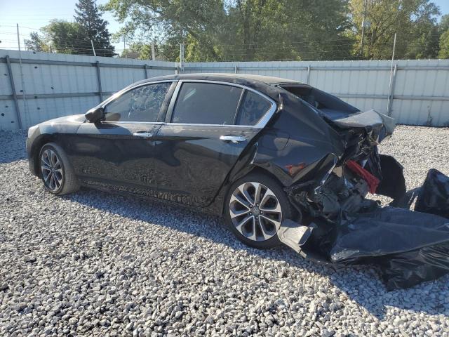 1HGCR2F55DA185066 - 2013 HONDA ACCORD SPORT შავი ფოტო 2