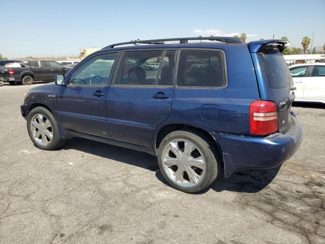 JTEDP21A840021390 - 2004 TOYOTA HIGHLANDER BASE BLUE photo 2