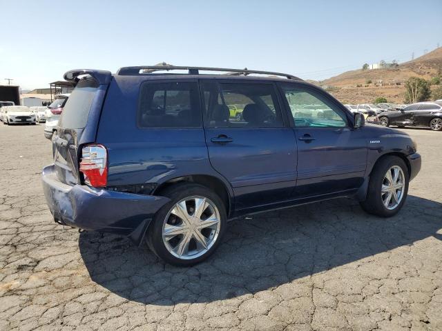 JTEDP21A840021390 - 2004 TOYOTA HIGHLANDER BASE BLUE photo 3