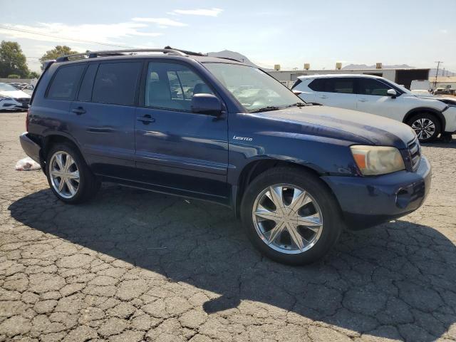 JTEDP21A840021390 - 2004 TOYOTA HIGHLANDER BASE BLUE photo 4