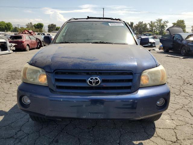 JTEDP21A840021390 - 2004 TOYOTA HIGHLANDER BASE BLUE photo 5