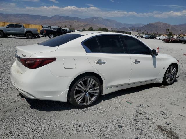 JN1EV7AP0JM362063 - 2018 INFINITI Q50 LUXE WHITE photo 3