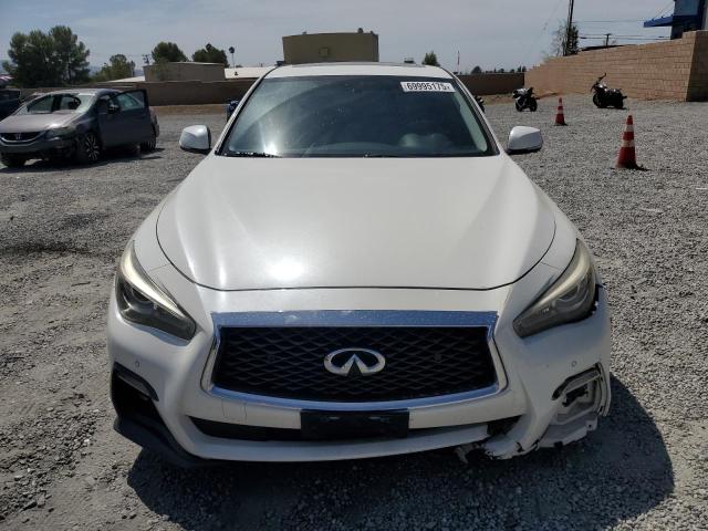 JN1EV7AP0JM362063 - 2018 INFINITI Q50 LUXE WHITE photo 5