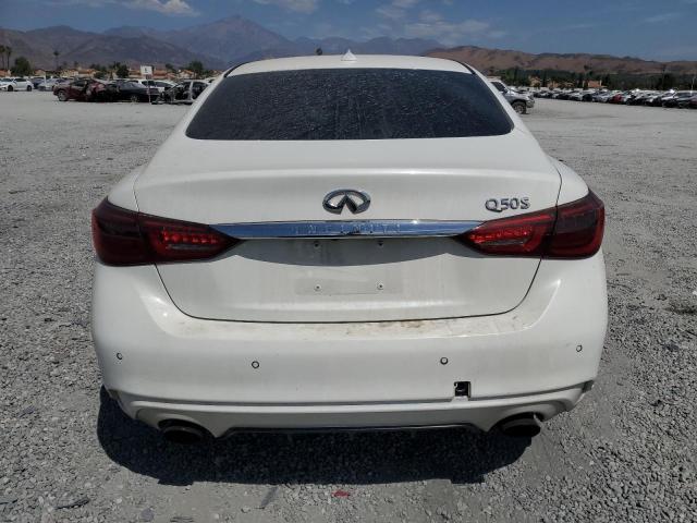 JN1EV7AP0JM362063 - 2018 INFINITI Q50 LUXE WHITE photo 6