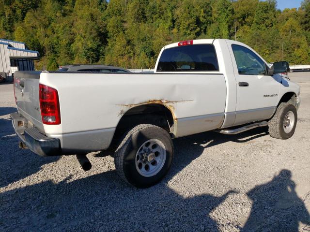 3D7KS26C15G736597 - 2005 DODGE RAM 2500 ST WHITE photo 3