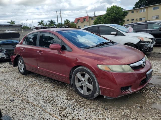 2HGFA166X9H347015 - 2009 HONDA CIVIC LX-S BURGUNDY photo 4