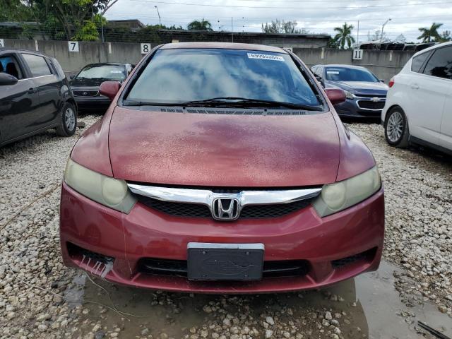 2HGFA166X9H347015 - 2009 HONDA CIVIC LX-S 勃艮第红 照片 5