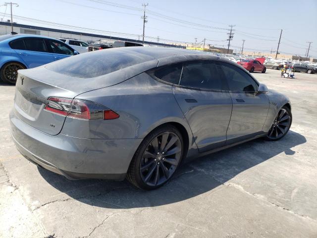5YJSA1CN8DFP07969 - 2013 TESLA MODEL S Մոխրագույն լուսանկար 3