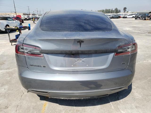 5YJSA1CN8DFP07969 - 2013 TESLA MODEL S Մոխրագույն լուսանկար 6