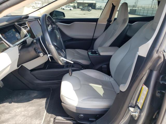 5YJSA1CN8DFP07969 - 2013 TESLA MODEL S Մոխրագույն լուսանկար 7