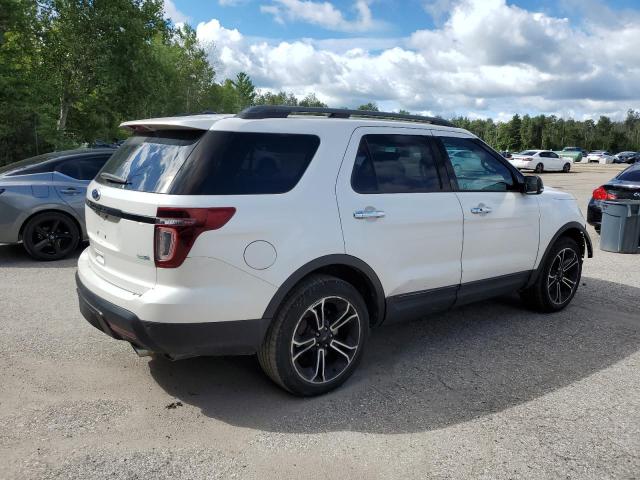 1FM5K8GT8DGC92813 - 2013 FORD EXPLORER SPORT WHITE photo 3