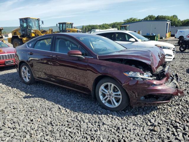 3FA6P0HD8JR275877 - 2018 FORD FUSION SE მუქწითელი ფოტო 4
