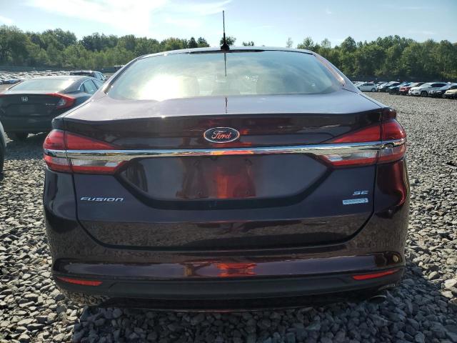 3FA6P0HD8JR275877 - 2018 FORD FUSION SE მუქწითელი ფოტო 6