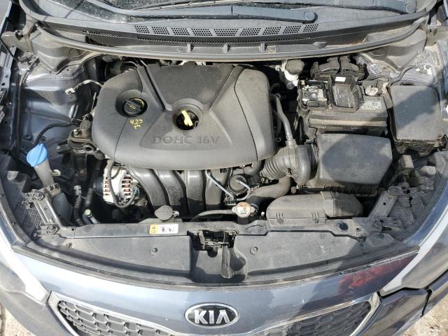 KNAFX4A62F5425552 - 2015 KIA FORTE LX CHARCOAL photo 11