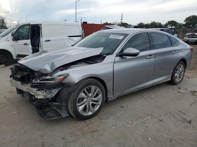 1HGCV1F19JA025173 - 2018 HONDA ACCORD LX SILVER photo 1