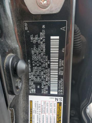 JTEBU14R278093882 - 2007 TOYOTA 4RUNNER SR5 GRAY photo 13