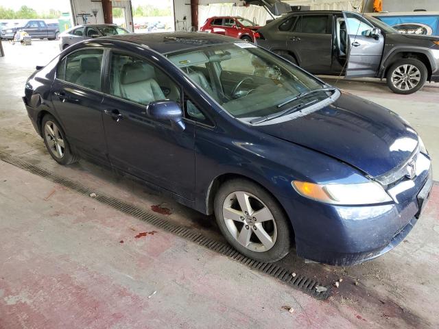 2HGFA16998H501450 - 2008 HONDA CIVIC EXL BLUE photo 4