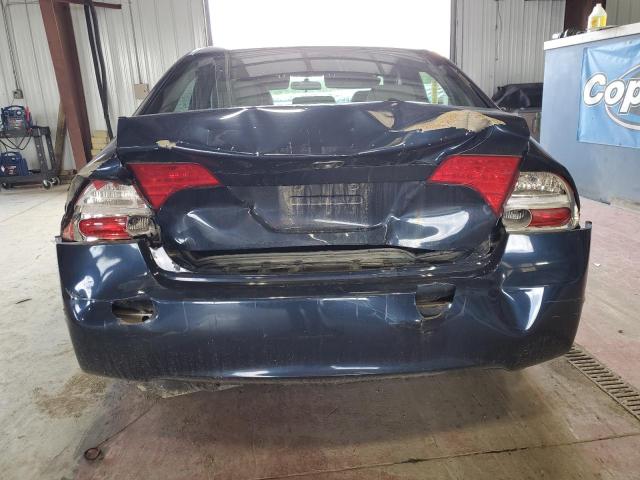 2HGFA16998H501450 - 2008 HONDA CIVIC EXL BLUE photo 6