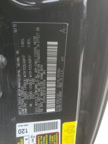 5TDYK3DCXFS676058 - 2015 TOYOTA SIENNA XLE 黑色 照片 14