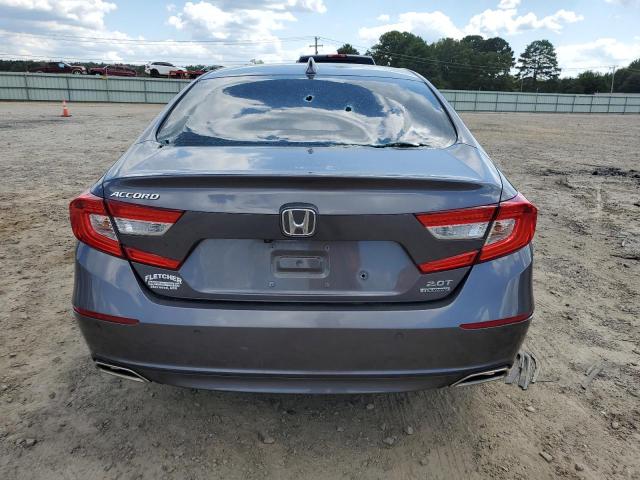 1HGCV2F90MA022372 - 2021 HONDA ACCORD TOURING Сірий фото 6