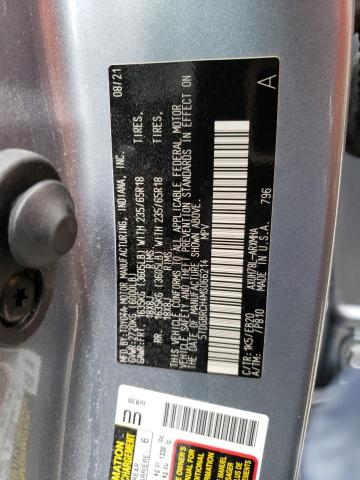 5TDGBRCH4MS066214 - 2021 TOYOTA HIGHLANDER HYBRID XLE GRAY photo 13