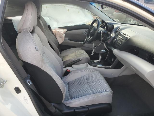 JHMZF1D68CS003603 - 2012 HONDA CR-Z EX WHITE photo 10