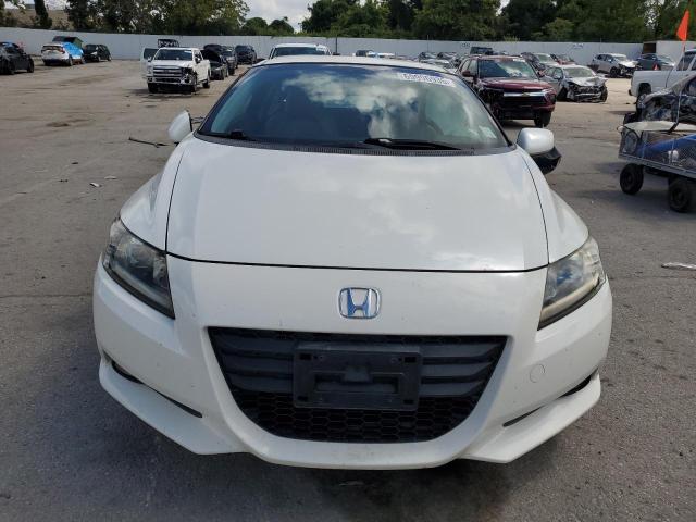 JHMZF1D68CS003603 - 2012 HONDA CR-Z EX WHITE photo 5