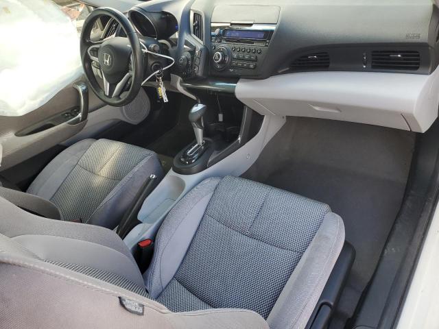 JHMZF1D68CS003603 - 2012 HONDA CR-Z EX WHITE photo 8