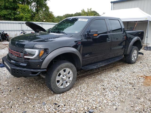 1FTFW1R64CFC70260 - 2012 FORD F150 SVT RAPTOR BLACK photo 1