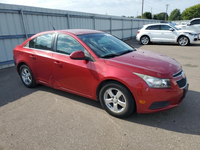 1G1PF5SC2C7106536 - 2012 CHEVROLET CRUZE LT RED photo 4