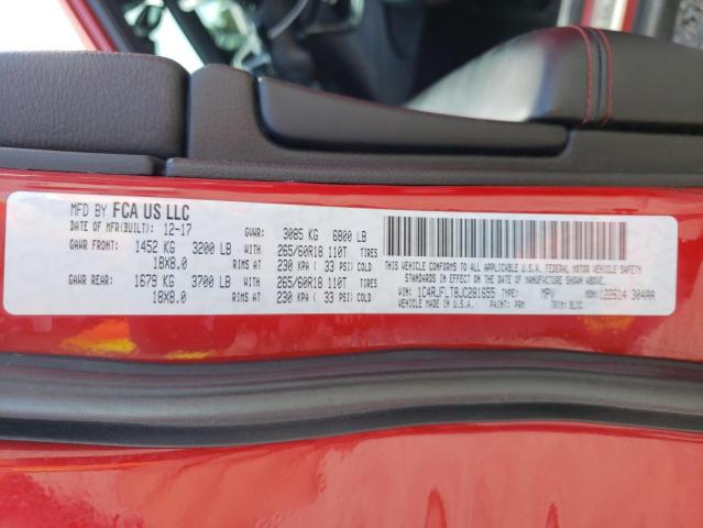 1C4RJFLT8JC281655 - 2018 JEEP GRAND CHER TRAILHAWK 红色 照片 13